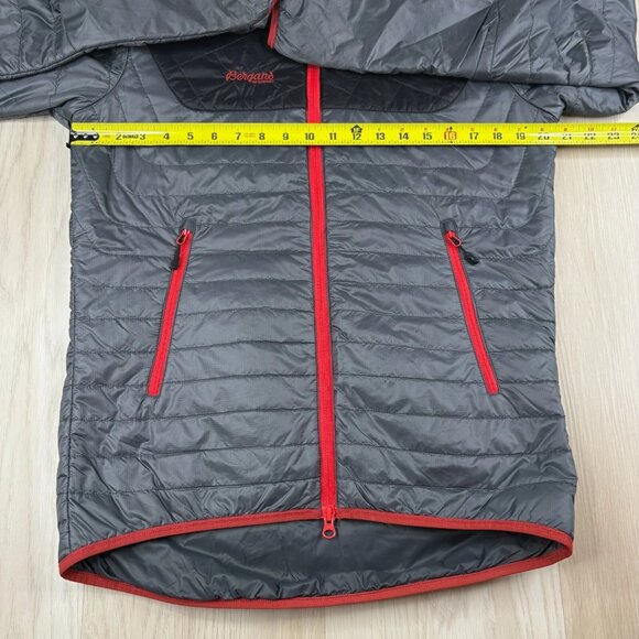 Bergans Of Norway Mens Gray Full Zip Hooded Uranostind Insulated Jacket Size S - Picture 12 of 13